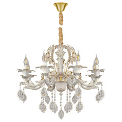 Подвесная люстра AM Group CLEOPATRA SP8 WH+GL