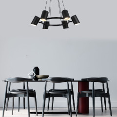 Подвесная люстра Eurosvet Splay 70147/6 черный Smart a062033