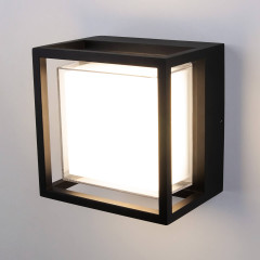 Уличный настенный светодиодный светильник Elektrostandard 1533 Techno Led чёрный 4690389163302