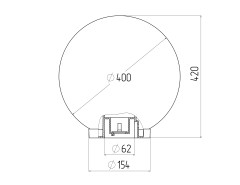 Уличный светильник Эра НТУ 01-150-401 Б0048739