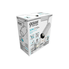 Трековый светодиодный светильник Gauss Track Light Led TR072