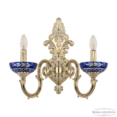 Бра Bohemia Ivele Crystal Verona 7203B15/2/210 GW P Clear-Blue/H-1J