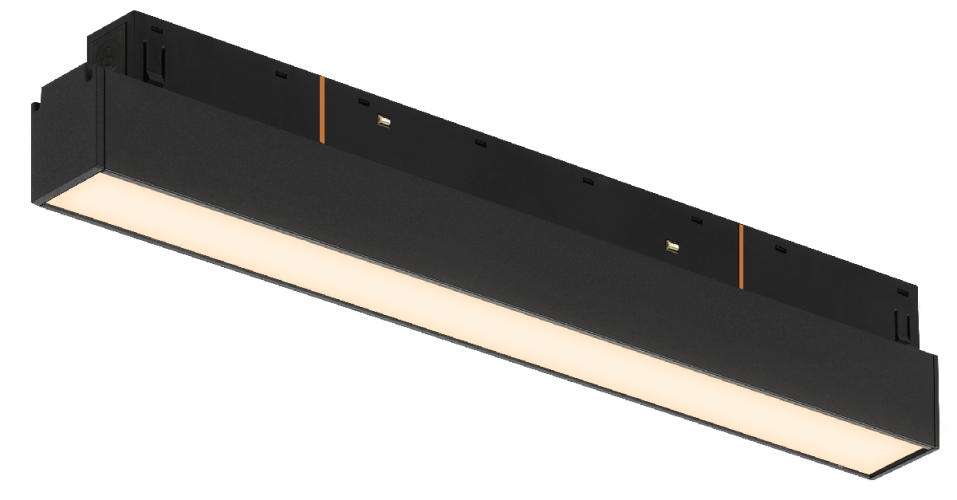 Трековый магнитный светильник iLedex Vision 4822-001-L300-12W-110DG-4000K-BK