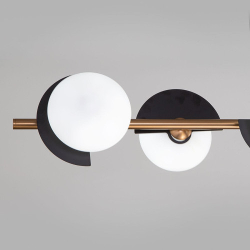 Подвесная люстра Eurosvet Moity 70149/6 черный/латунь Smart a064821