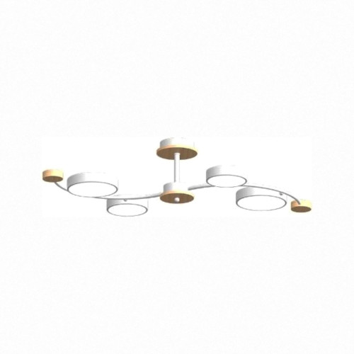 Люстра на штанге LED4U L3206-800 WH