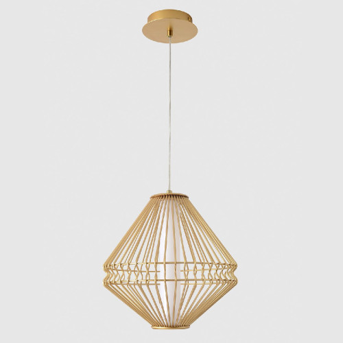 Подвесной светильник Crystal Lux CUADRA SP15W LED GOLD