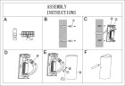 Уличный настенный светильник DesignLed GW-6805-6-WH-WW 002393
