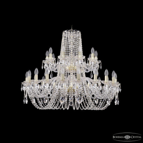 Подвесная люстра Bohemia Ivele Crystal 1402/20+10/360/2d G