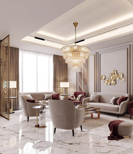 Люстра BRCH9192-80 antique brass