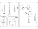 Люстра на штанге Ambrella Light High Light Heigh Light LH55257
