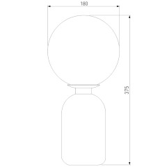 Настольная лампа Eurosvet Bubble 01197/1 латунь a060938