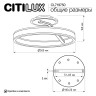 Потолочная люстра Citilux Дуэт CL719750