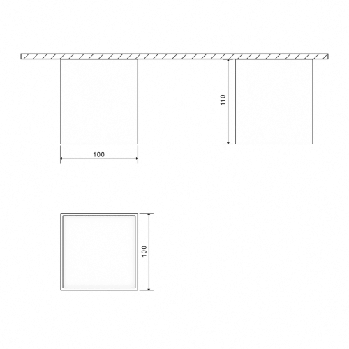 Накладной светильник DesignLed GW-8601-10-WH-WW 004898