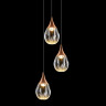 Подвесной светильник MD24001004-3A copper/clear