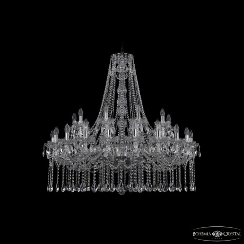 Подвесная люстра Bohemia Ivele Crystal 1413/20+10/400/h-109 Ni