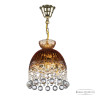 Подвесной светильник Bohemia Ivele Crystal 5478/22 G Amber/M-1G Balls