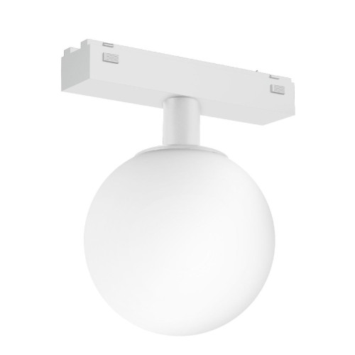 Трековый магнитный светильник Arlight MAG-VIBE-SFERO-R120-6W Warm3000 (WH, 235 deg, 48V) 044458