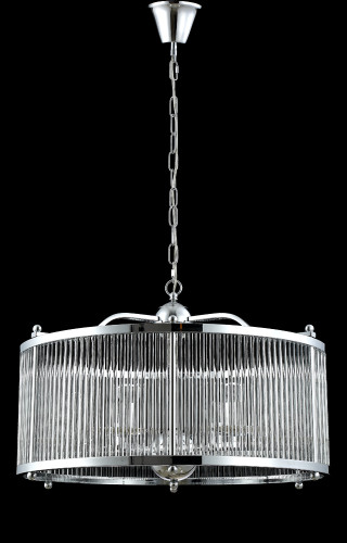 Подвесная люстра Crystal Lux Tadeo TADEO SP6 D600 CHROME/TRANSPARENTE
