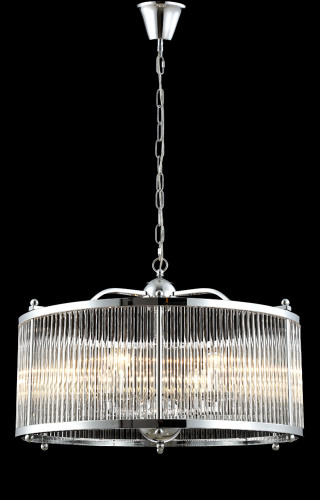 Подвесная люстра Crystal Lux Tadeo TADEO SP6 D600 CHROME/TRANSPARENTE