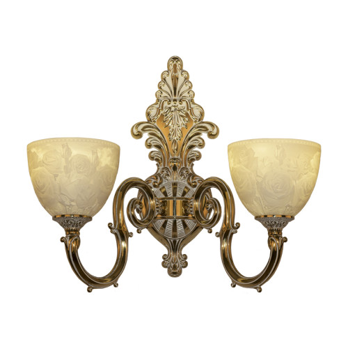 Бра Bohemia Ivele Crystal Verona 7203B15/2/210 GW P1 U Rose