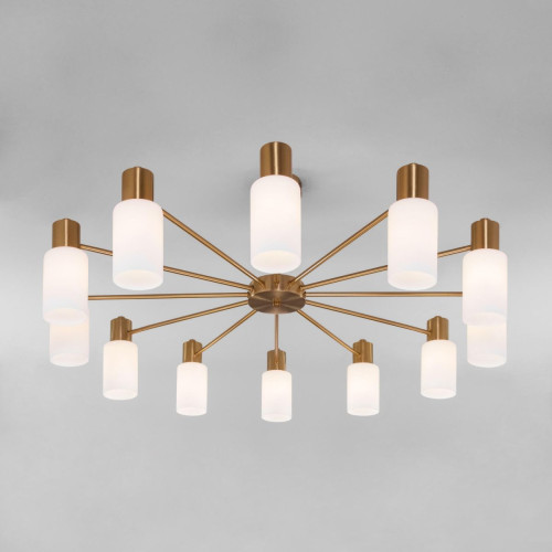 Люстра на штанге Eurosvet Vegga 70160/12 латунь Smart a057111