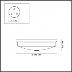 Потолочный светильник Odeon Light 4824/4C