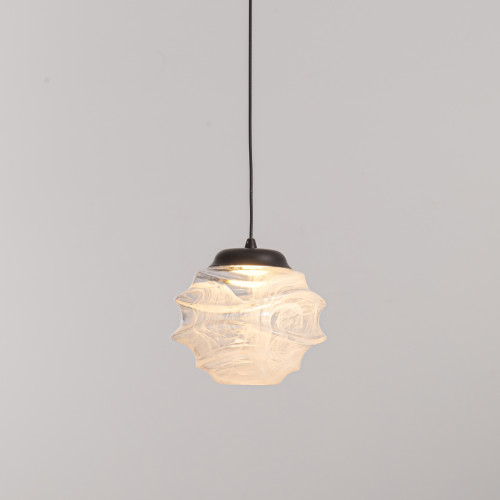 Подвесной светильник Delight Collection MD25030003-1A matt black/clear