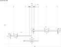 Подвесная люстра Arte Lamp Darcy A2187LM-3GO