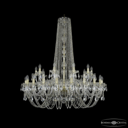 Подвесная люстра Bohemia Ivele Crystal 1402/20+10/400/h-130 G