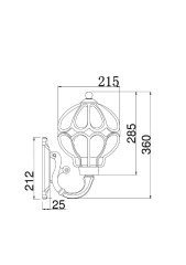 Бра Maytoni Via O024WL-01G