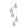 Подвесной светильник MD24001004-5A chrome/clear