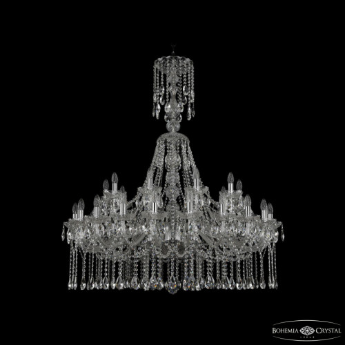 Подвесная люстра Bohemia Ivele Crystal 1413/20+10/400/XL-130 Ni