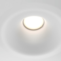 Встраиваемый светильник Maytoni Technical Downlight Gyps Modern DL002-1-01-W-1