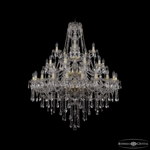 Подвесная люстра Bohemia Ivele Crystal 1415/20+10+5/400/3d Ni