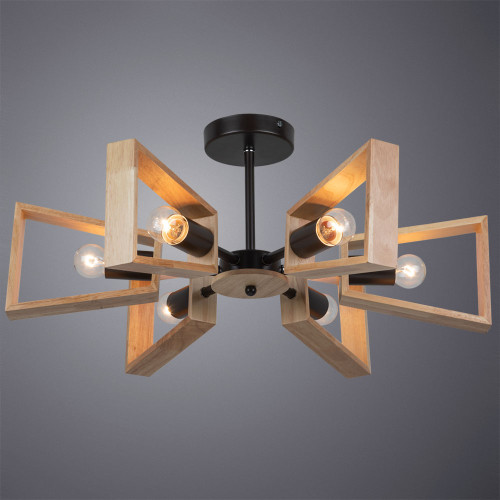 Люстра на штанге Arte Lamp Brussels A8030PL-6BK