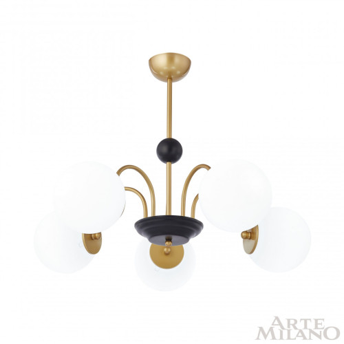 Люстра на штанге Arte Milano Napoli 312066/D700/5 BS/BK