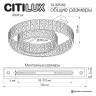 Потолочная люстра Citilux Palant CL325152