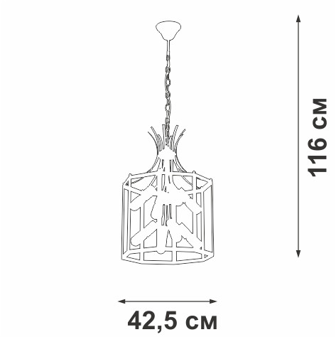Подвесная люстра Vitaluce V3926-1/8