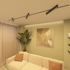 Трековый однофазный светильник Denkirs Edder DK6634-BK