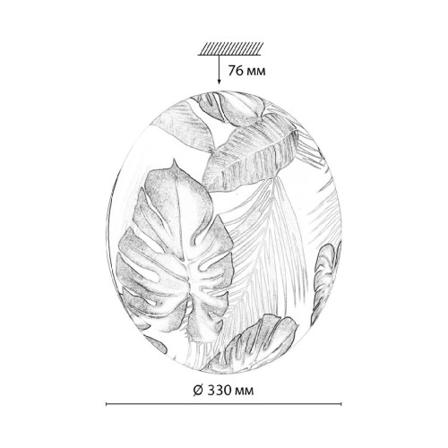 Потолочный светильник Sonex Pale Flori 7748/CL