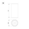 Накладной светильник Arlight SP-GABI-SURFACE-R60-12W Warm3000 050720