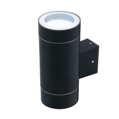 Уличный настенный светильник Uniel UUL-S92A 2х50W/GX53 IP65 BLACK UL-00009365