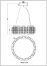 Подвесная люстра Wertmark Nelly WE158.24.303