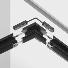 Угловой коннектор внешний Maytoni Accessories for tracks TRA004OCL-22B