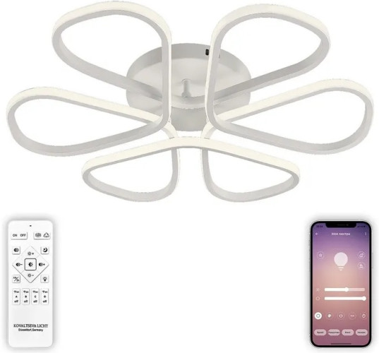 Потолочная люстра Natali Kovaltseva Cobra LED LAMPS 81121/7C