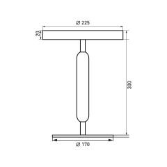 Светильник Arlight SP-ALYSS-TAB-R22.5x30-5W Warm3200-MIX (BG-BG, 110 deg, 230V) (IP20, Мрамор) 061706