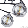 Потолочная люстра Arte Milano Amalfi 322403/3 BK+CR