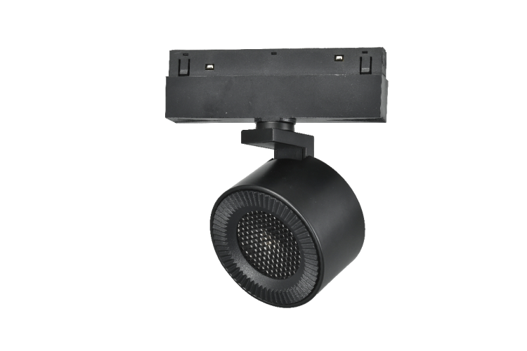Трековый магнитный светильник iLedex Vision 4822-010-D82-12W-38DG-3000K BK (WALL WASHER)