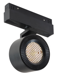Трековый магнитный светильник iLedex Vision 4822-010-D82-12W-38DG-3000K BK (WALL WASHER)