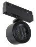 Трековый магнитный светильник iLedex Vision 4822-010-D82-12W-38DG-3000K BK (WALL WASHER)